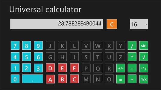 Universal calculator screenshot 5