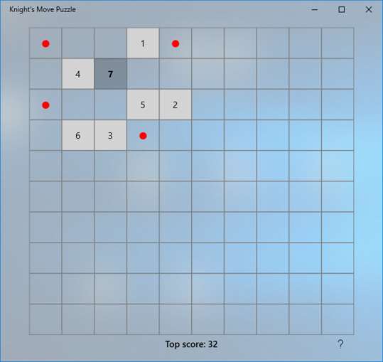 Knight's Move Puzzle screenshot 2
