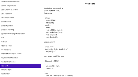 C++ Programs Screenshots 1