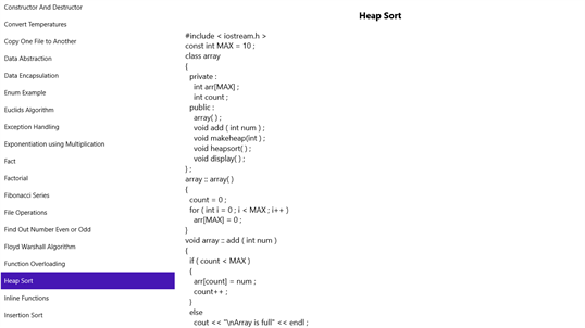 C++ Programs screenshot 1