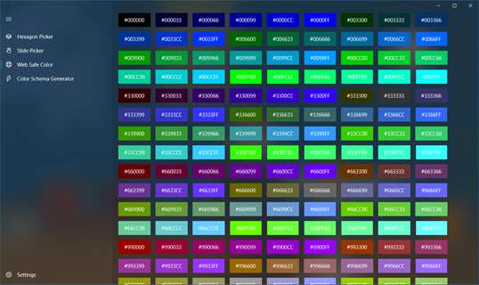 Color Palette Universal for Windows 10 PC Free Download - Best Windows ...