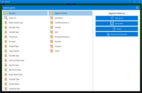 250+ Solitaires Screenshots 1