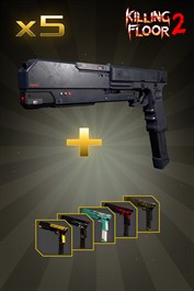 Enkele en dubbele Glock 18C-wapenbundel