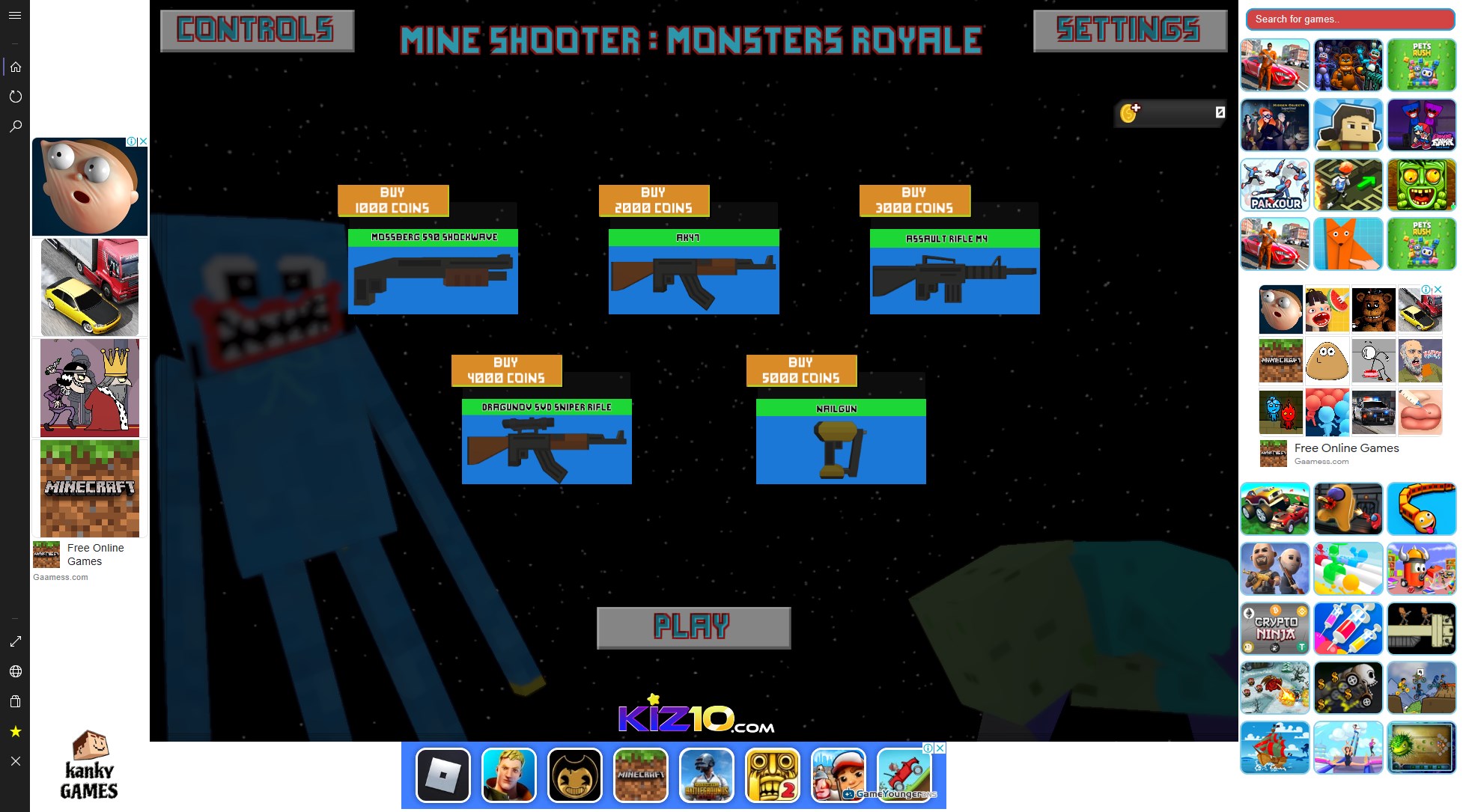 Immagine dello schermo 1 Mine Shooter Monsters Royale windows