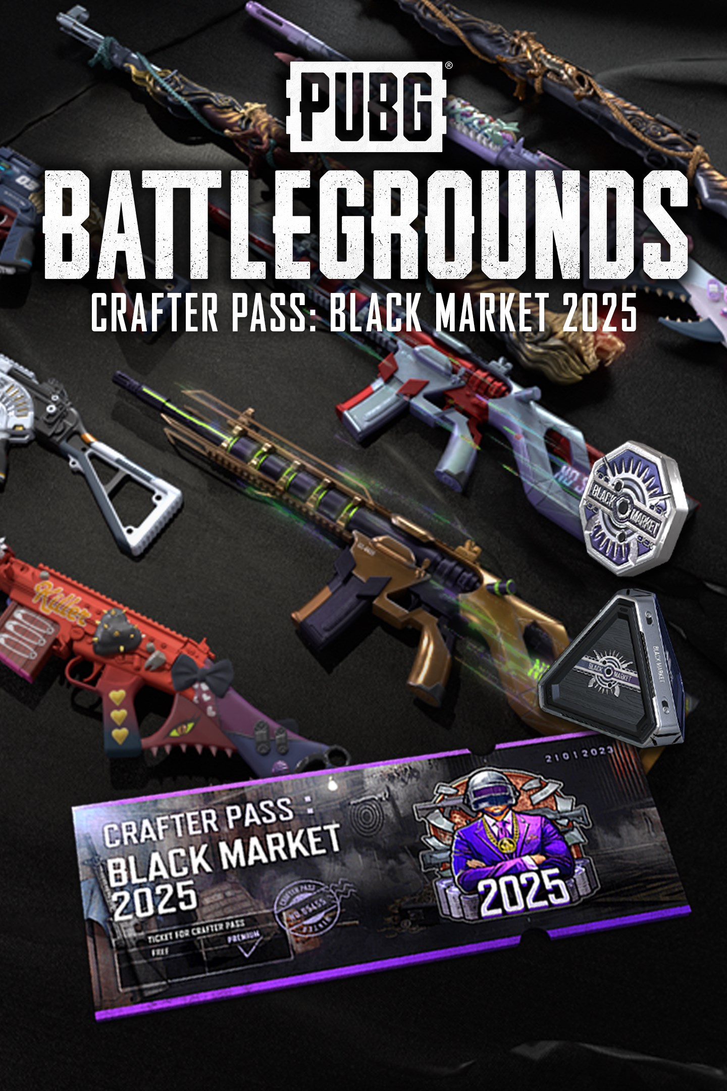 PUBG - Crafter Pass: Black Market 2025 Basic Pack | Xbox | Privato