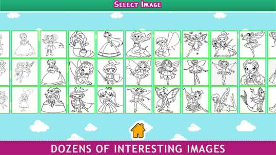 Princess Coloring Pages For Kids screenshot 1