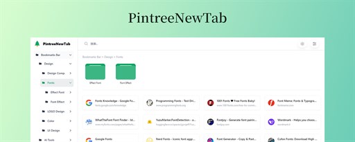 PintreeNewTab marquee promo image