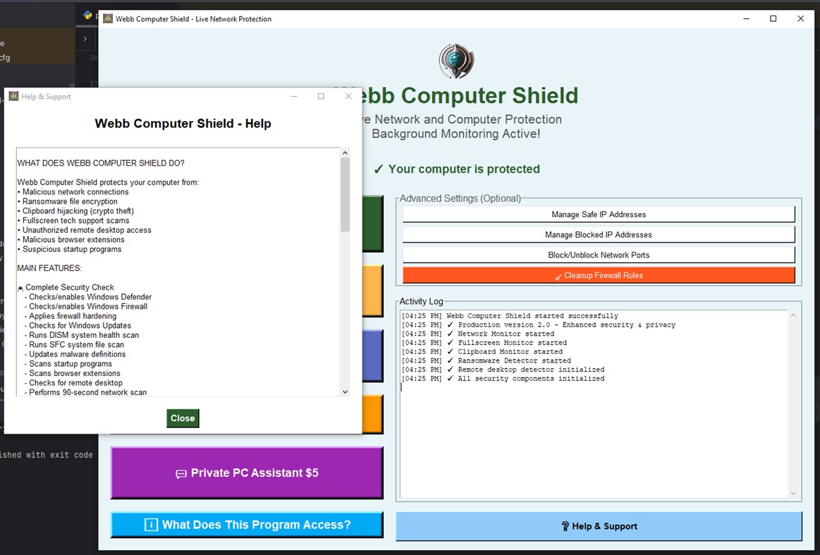 #4. Webb Computer Shield (Windows) De: Webb Software Solutions