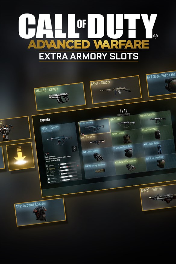 EXTRA ARMORY SLOTS 3 Xbox Series X|S and Xbox One cover art