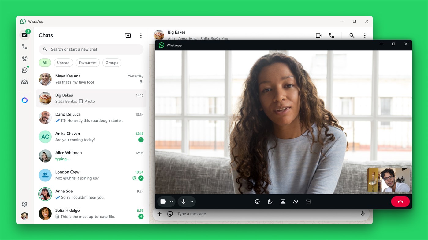#3. WhatsApp (Windows) Przez: WhatsApp Inc.