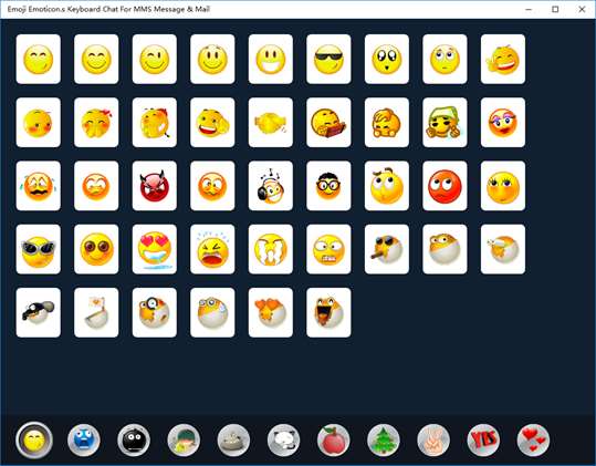 Emoji Emoticon.s Keyboard Chat For MMS Message & Mail screenshot 2