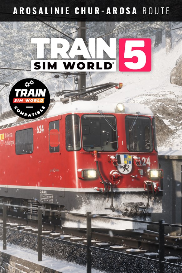Train Sim World 5: Arosalinie: Chur - Arosa Xbox Series X|S and Xbox One cover art