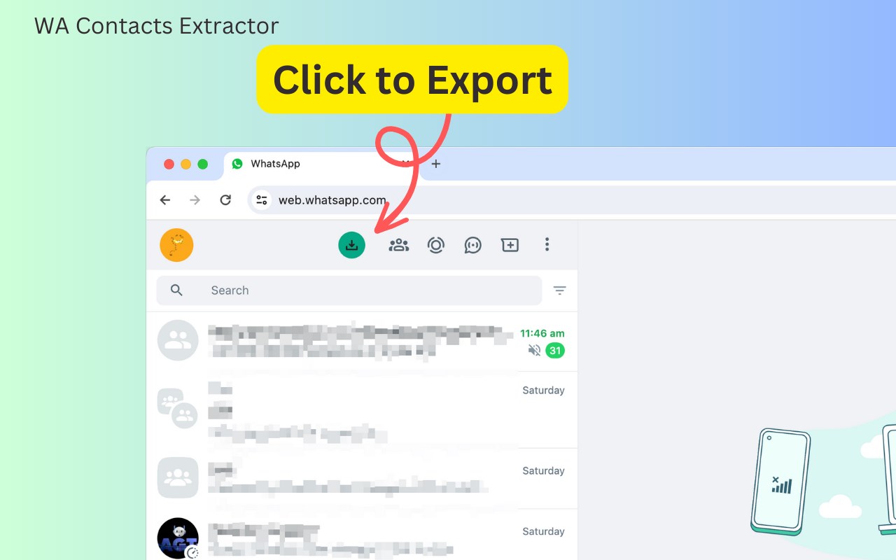 WA Contact Extract & Export