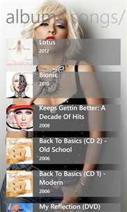 Christina Aguilera Music screenshot 2