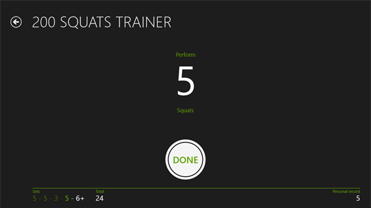 200 Squats Trainer screenshot 2