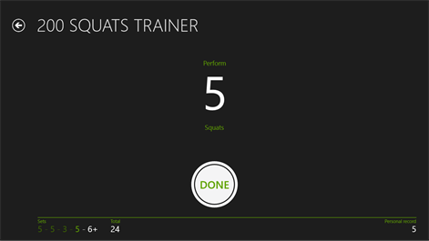 200 Squats Trainer Screenshots 2