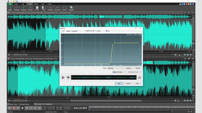 wavepad 5 audio editor, for pc/mac, traditional disc