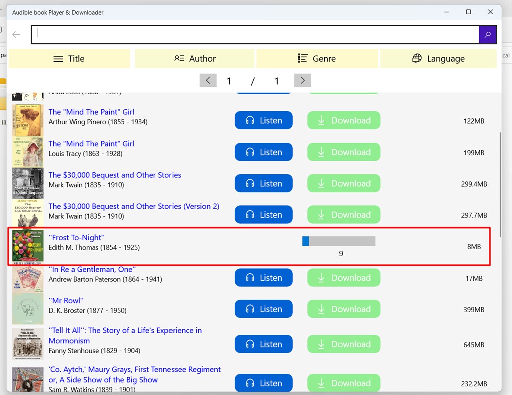 #3. Audio Book Listening and Downloading (Windows) Podle: Summer Apps 10