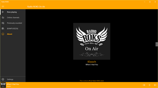Radio ROKS screenshot 1