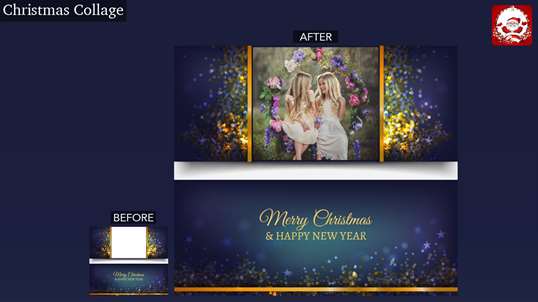 Christmas Collage & Greeting Card - Templates for Photoshop screenshot 2