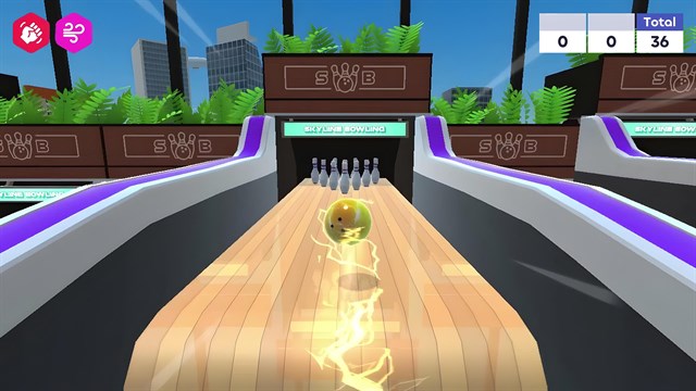 Skyline Bowling: Light Style screenshot 1