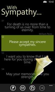 Sympathy Messages screenshot 2