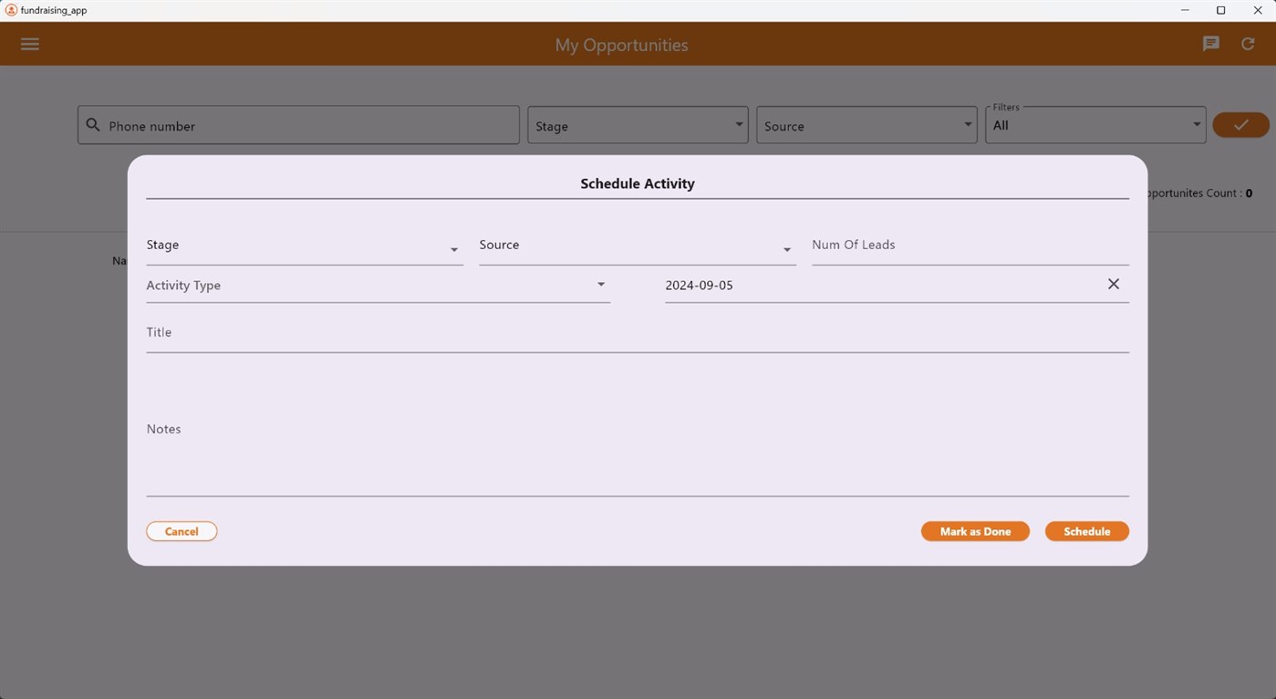 #5. Fundraising-App (Windows) Göre: CORE BPO