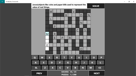 Vocabulary Crosswords Screenshots 2