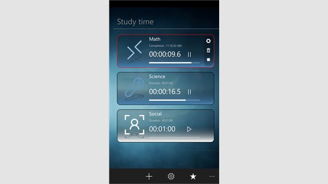 microsoft multiple timer app