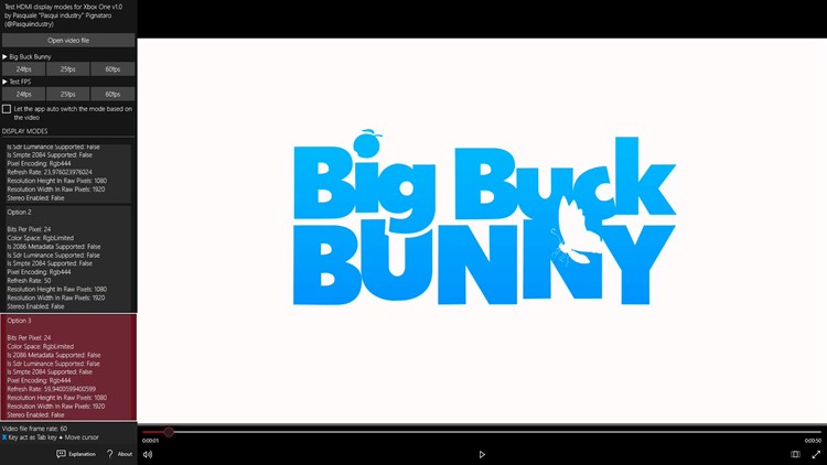 Test HDMI display modes de Pasqui industry - (Windows Aplicații) — AppAgg