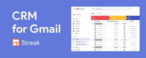 Streak CRM for Gmail marquee promo image