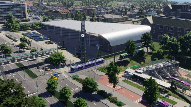 Cities: Skylines II - Creator Pack: City Stations screenshot 3