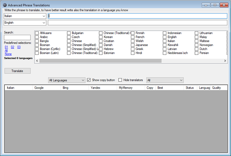 Multipurpose Translator - PC - (Windows)