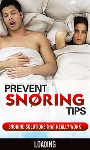 Prevent Snoring Tips screenshot 1