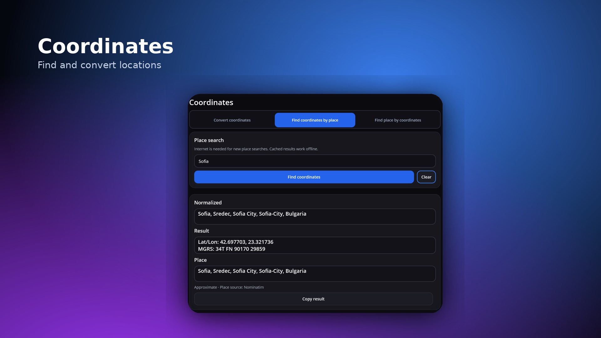 ARX Calculator screenshot