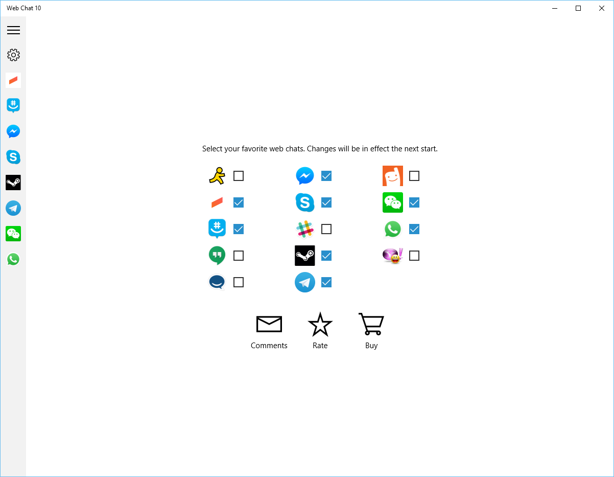 Web Chat 10 for Windows 10