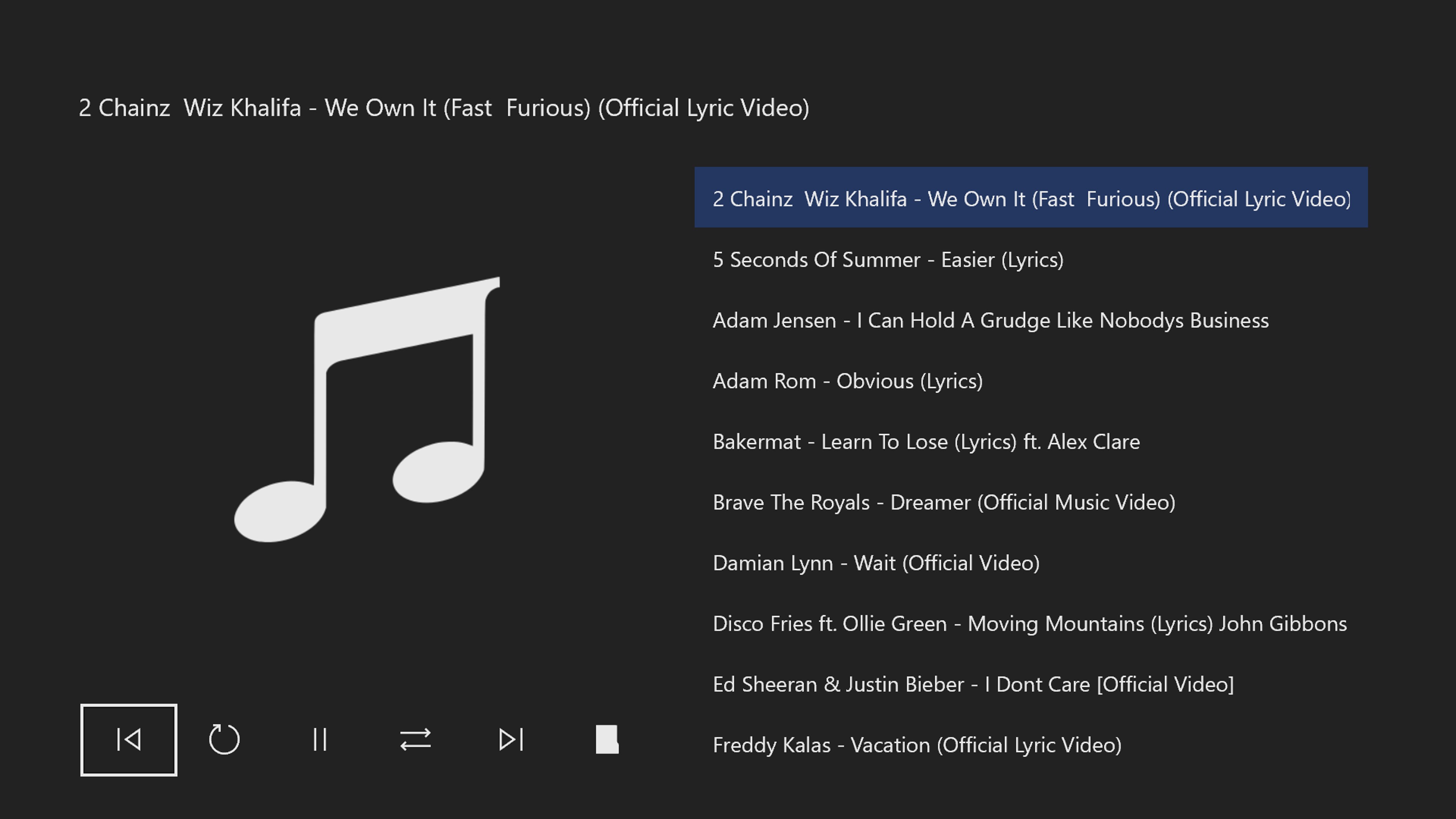 Get SMP Simple Music Player Microsoft Store