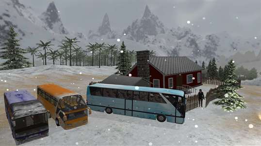 Offroad Snow Bus Driving Simulator screenshot 3