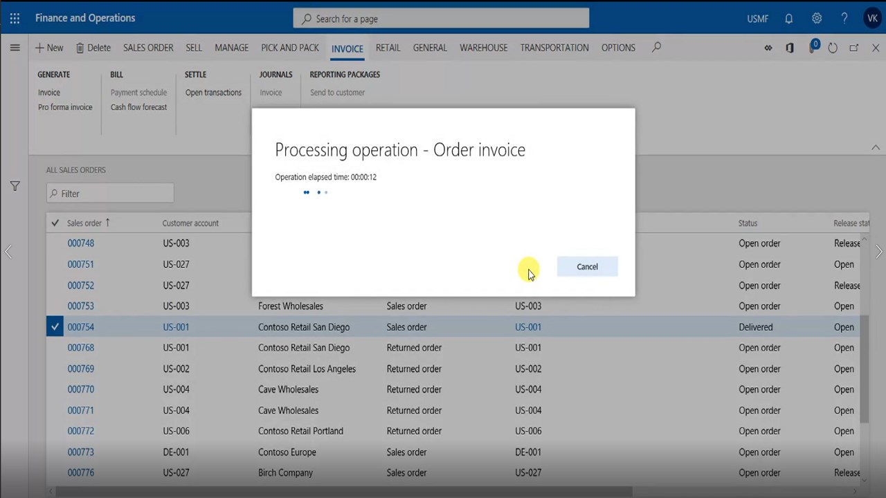 Snapshot 2 of Customer Invoice Email App
