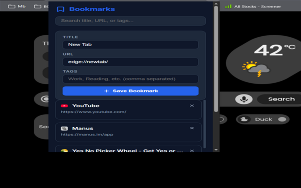 Independent Bookmarks