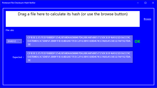 Penteract File Checksum-Hash Verifier screenshot 3
