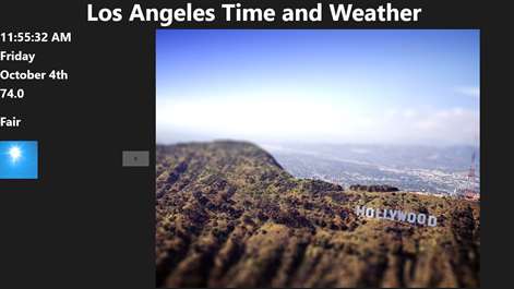 Los Angeles Weather Screenshots 1