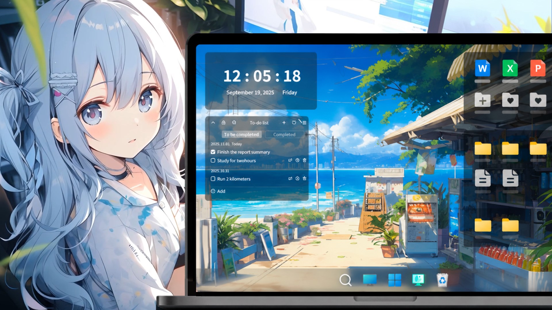 Desktop Customization – Dynamic Wallpapers & Desktop Organizer screenshot