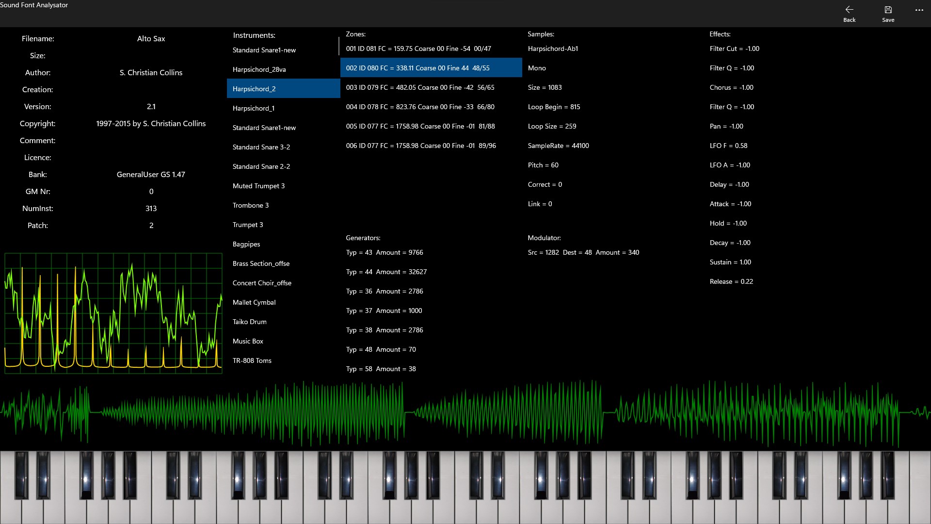 Synthesizer Keyboard Screenshot