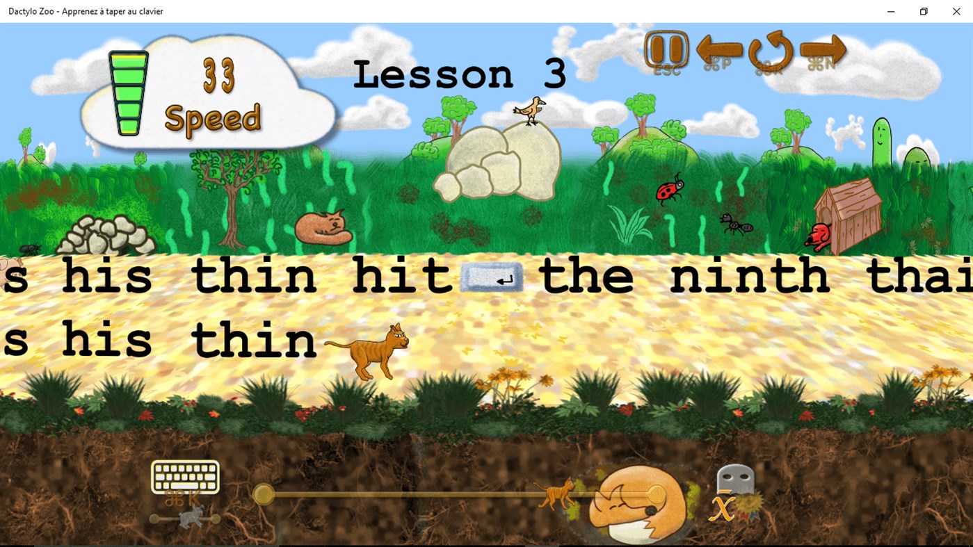 #3. Animal Typing - Learn to touch type (Windows) Podle: Corentin Faucher