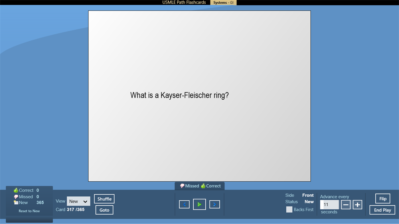 #4. USMLE Step 1 Pathology Flashcards (Windows) Por: Virtual Flashcards