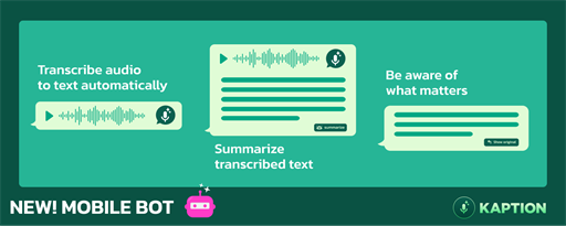 AI Audio Summaries in WA WEB marquee promo image