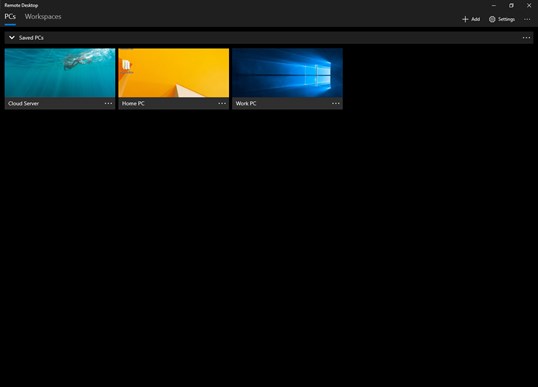 Microsoft Remote Desktop screenshot 1