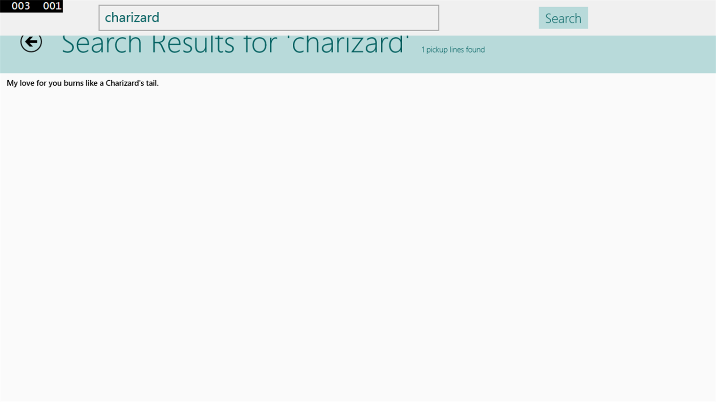 #1. Pick Up Lines Ultimate (Windows) By: Jayuby Technologies