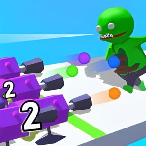 Shooting Cannon Merge Defense Game